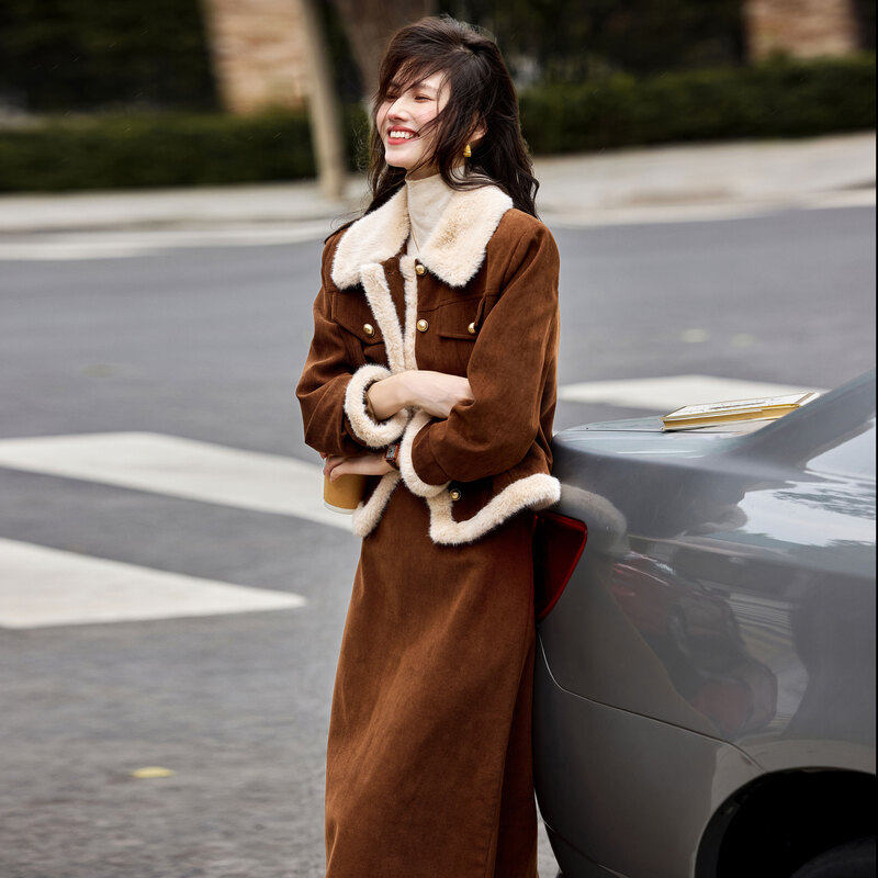 时尚气质复古美拉德初冬夹克半身裙套装女士2024年秋冬新品两件套,女装/女士精品,时尚套装,淘宝优惠券,粉丝福利购,淘宝优惠卷