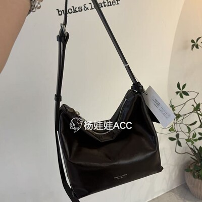 652603韩国东大门Bucks & leather 新款高级质牛皮单肩包托特包