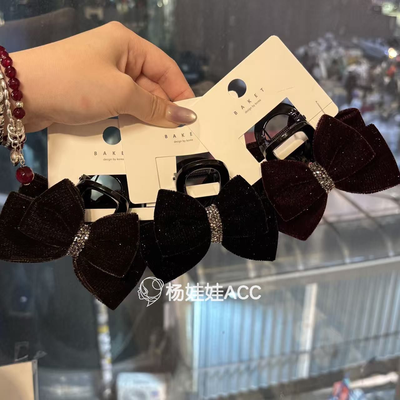 5103016韩国东大门Baket新款高级感蝴蝶结砂糖钻抓夹发夹,饰品/流行首饰/时尚饰品新,发饰,淘宝优惠券,粉丝福利购,淘宝优惠卷