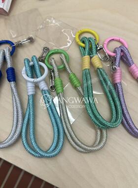 521304韩国东大门maylee多巴胺少女绳手机链钥匙扣包挂件