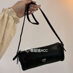 5100106韩国东大门Bucks & leather 新款羊皮单肩邮筒包腋下包