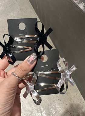 472812韩国东大门nyunyu蝴蝶结掰掰夹发夹