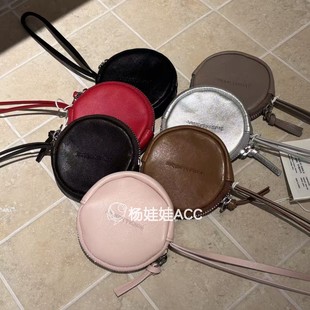 5100111韩国东大门Bucks & leather 新款羊皮马卡龙零钱包包挂件