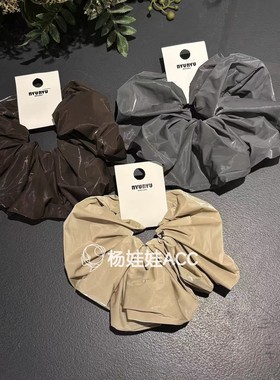 591301韩国东大门nyunyu新款百搭甜酷风不伤发大肠发圈