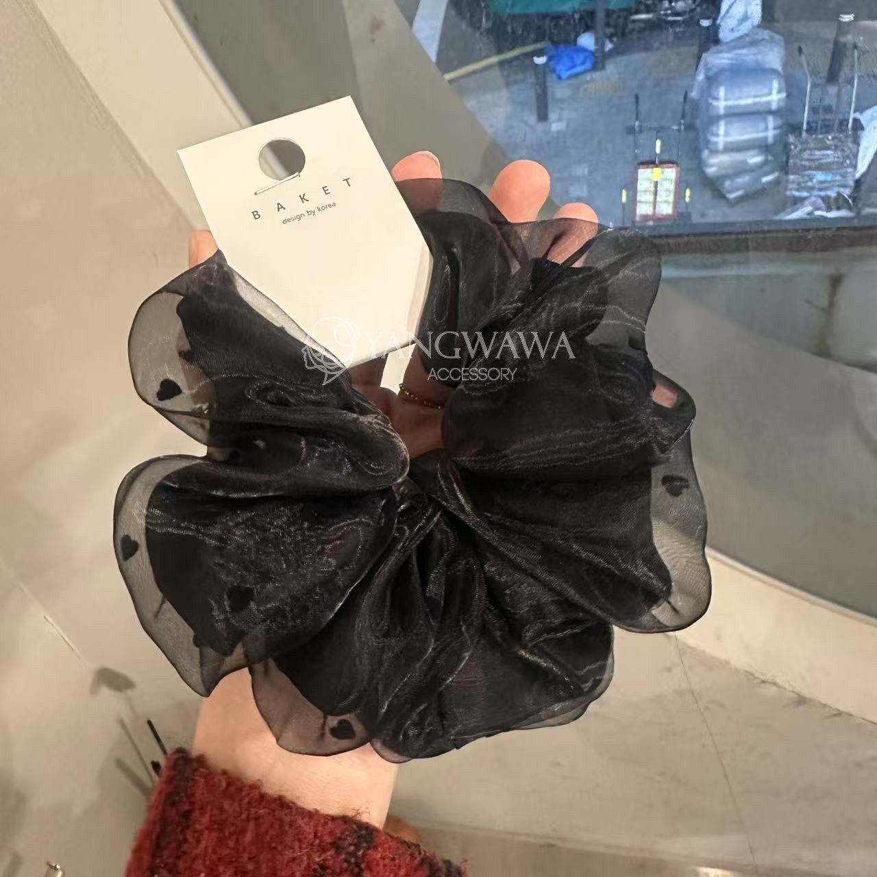 530313韩国东大门Baket爱心波点双层大肠圈发圈发绳,饰品/流行首饰/时尚饰品新,发饰,淘宝优惠券,粉丝福利购,淘宝优惠卷