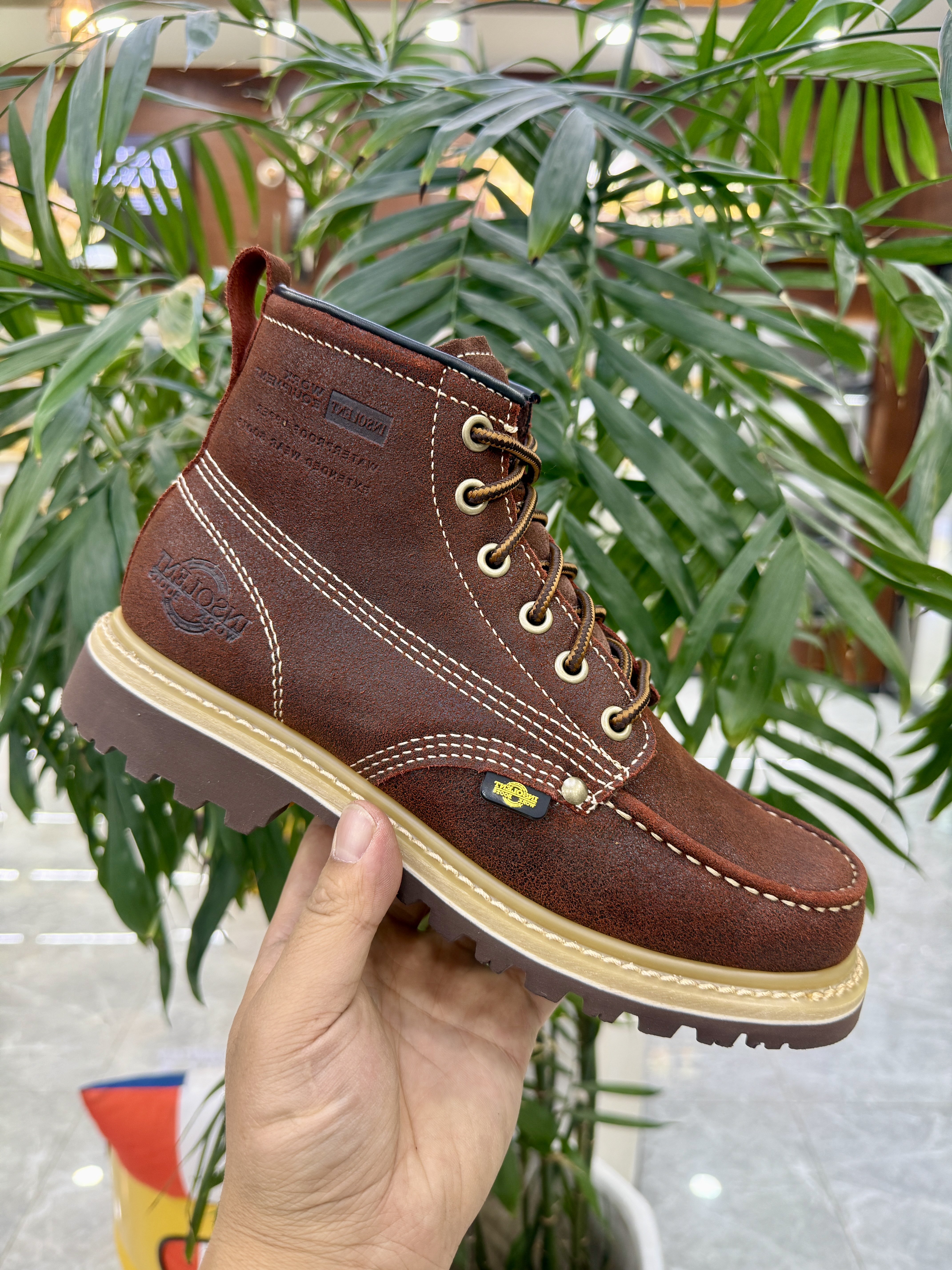 英索伦美式875经典男鞋工装鞋复古户外登山马丁靴机车靴固特异