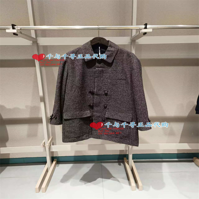 速写毛呢大衣9Q9810310
