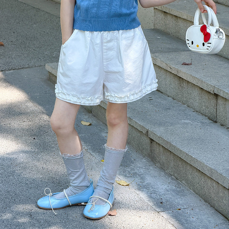 女童夏季甜美森系五分短裤