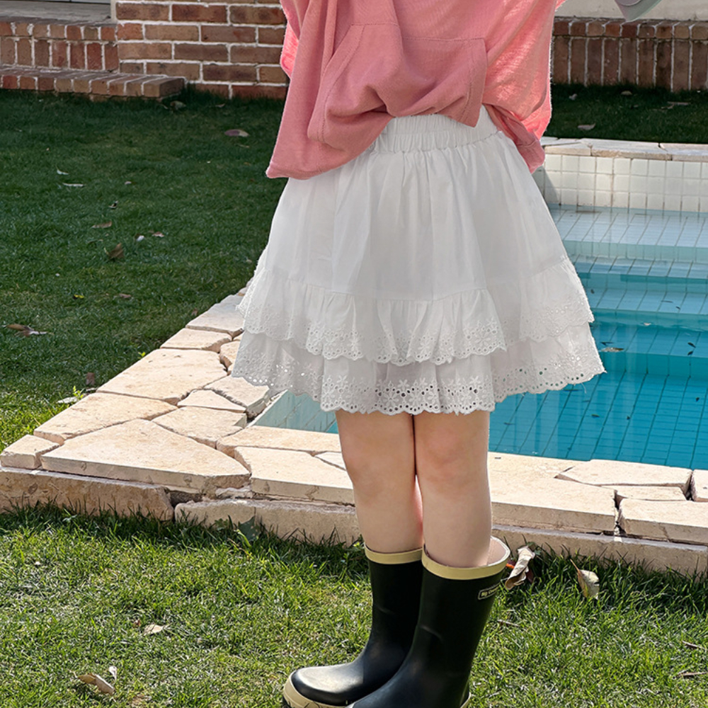 女童芭蕾風半身裙2025夏季新款