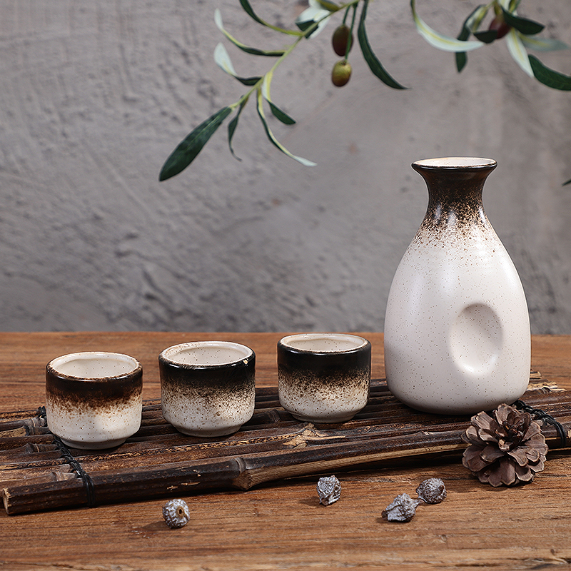 日式清酒酒具套装陶瓷酒壶日本