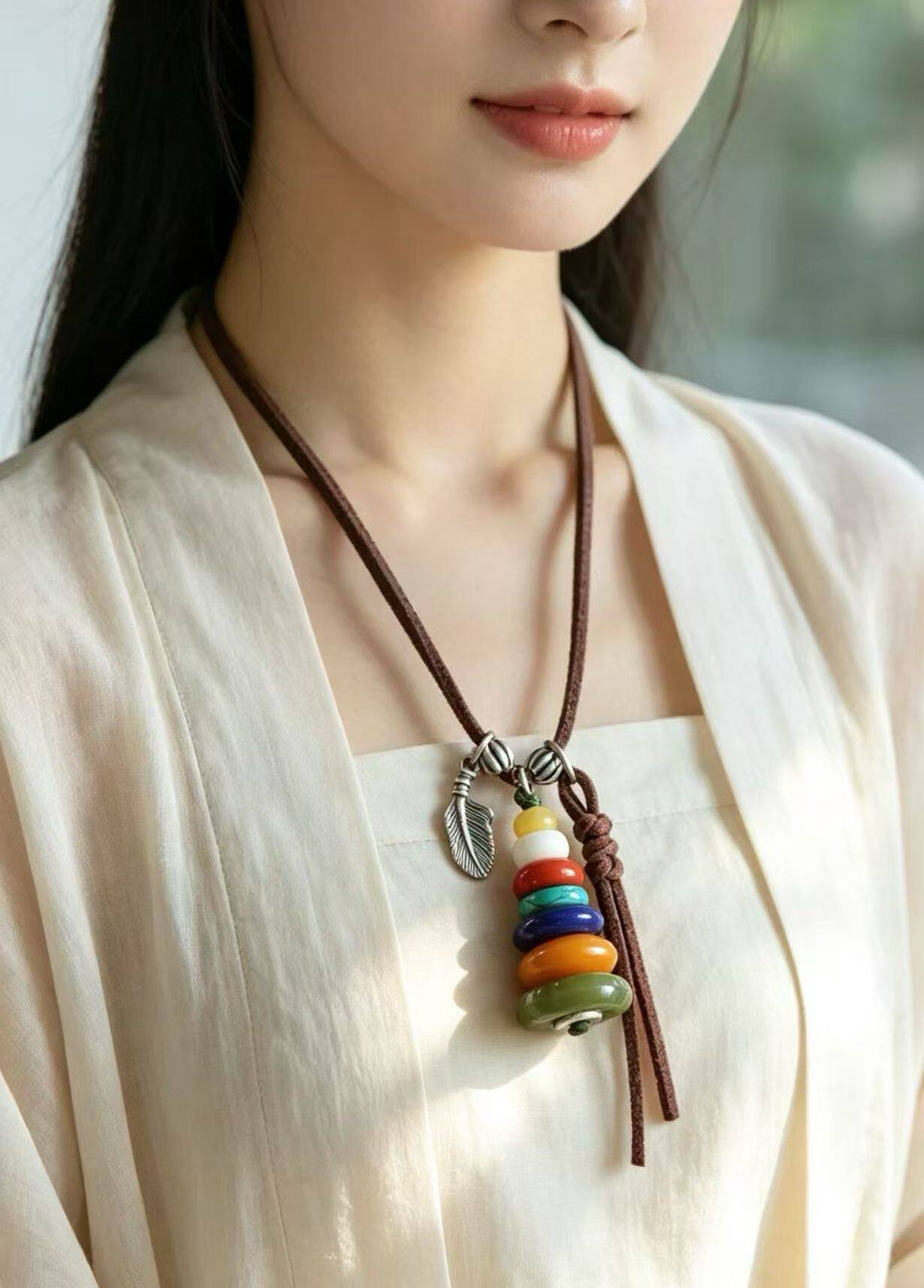 西藏直发藏式吉祥物天然原石玛尼堆吊坠和田玉蜜蜡青金石南红等