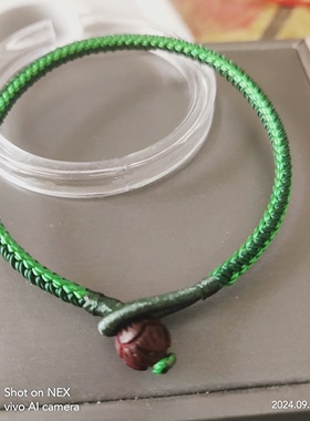 补木五行绳手链细款很柔软缺木佩戴旺木泄土小叶紫檀莲花扣