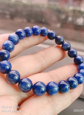 18年老店推荐巴西正品天然水晶猫眼顺发蓝绒晶情侣高档礼品强补水