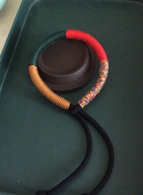 藏传手绳特色男款女款手链加粗加密7MM粗犷风格可调节