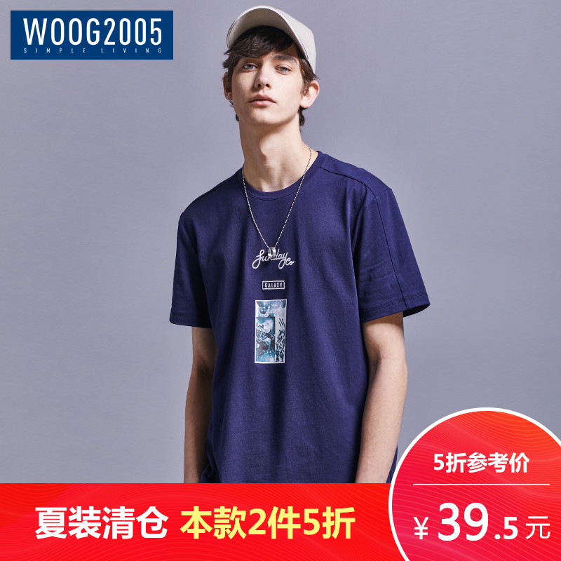 WOOG2005ÄÐÊ¿´¿ÃÞÔ²Áì¶ÌÐätÐô 2018Ïļ¾Ð¿îÇàÄê×Öĸ´ÌÐå°ëÐäÌåÐô