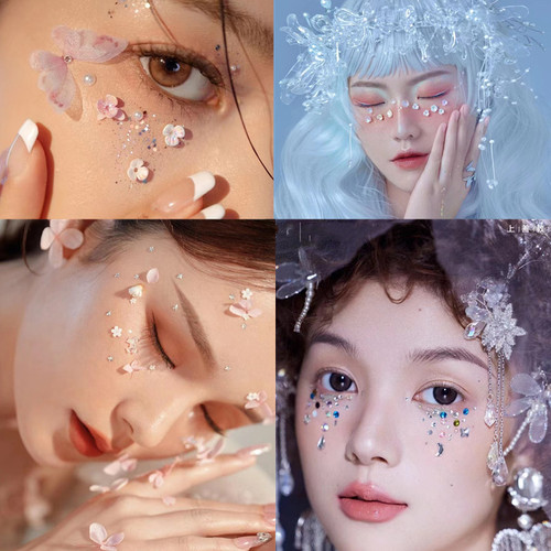 珍珠贴面饰品化妆贴新娘妆