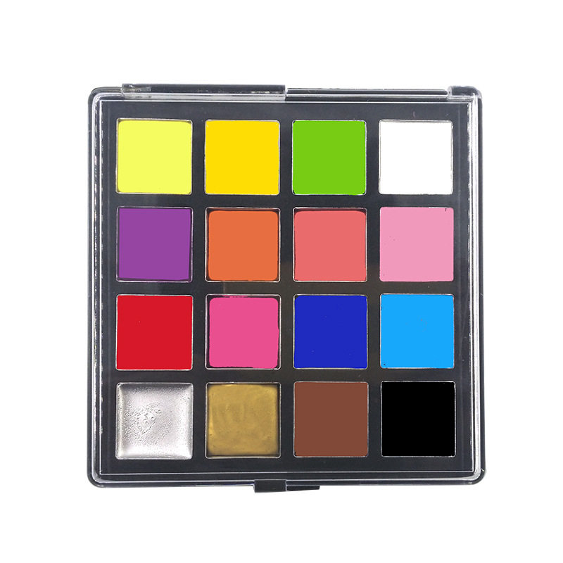 万圣节化妆用品人体彩绘颜料脸彩化妆六一儿童脸彩戏剧曲油彩防水