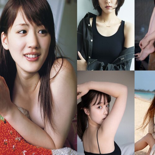日韩性感美女海报 明星写真比基尼模特酒店墙贴壁纸卧室装饰画
