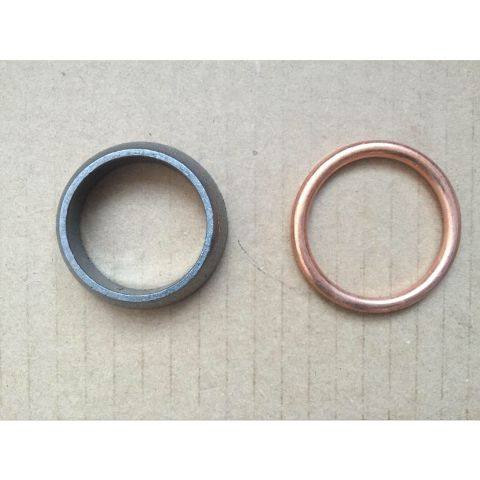 适配老款奥拓 王子 江南奥拓 368Q 排气管接口垫消声器垫圈石墨件