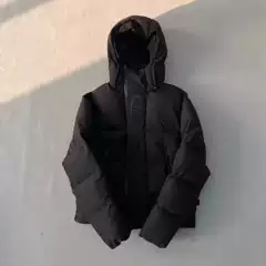 Ts Silicone Padded Hooded Jacket for Men, Trendy Brand, Loose and Thickened Puffer Jacket for Women
