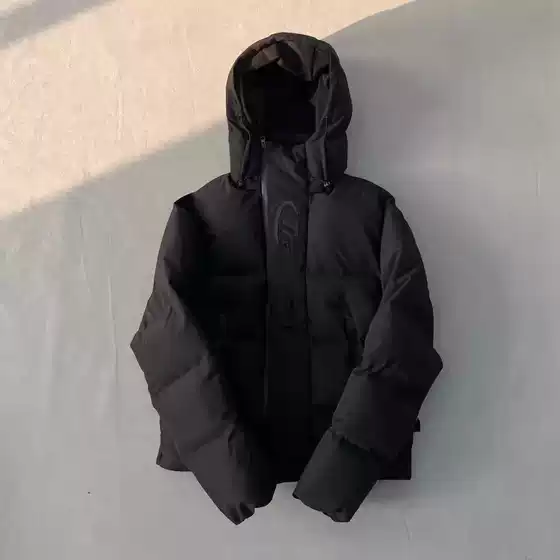 Ts Silicone Padded Hooded Jacket for Men, Trendy Brand, Loose and Thickened Puffer Jacket for Women
