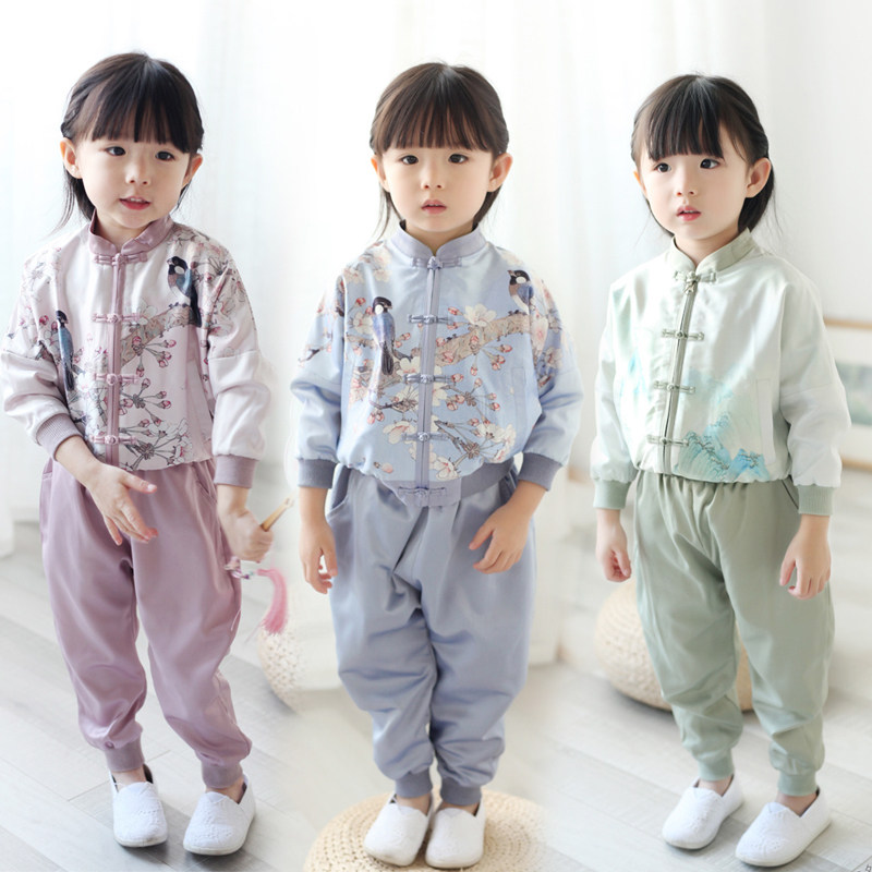 女童汉服春秋新款儿童复古超仙