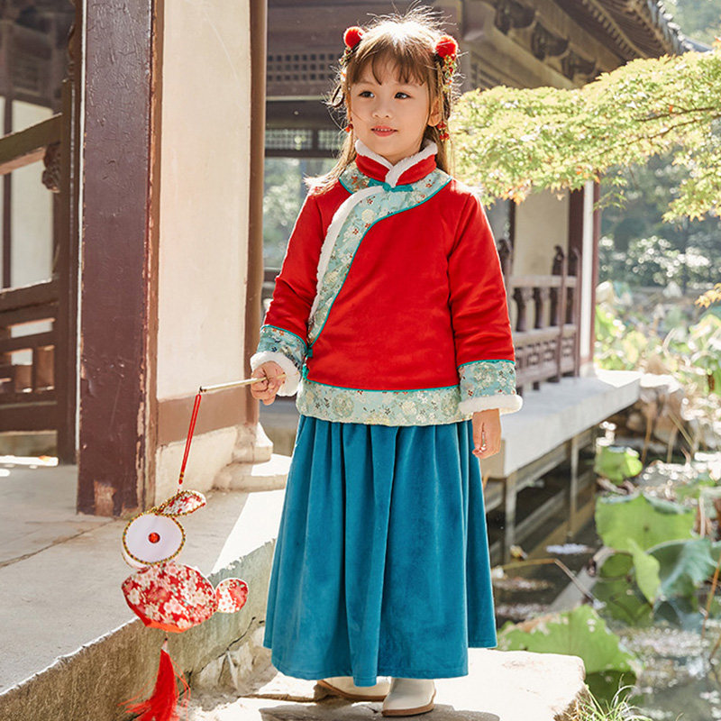 拜年服宝宝女旗袍套装