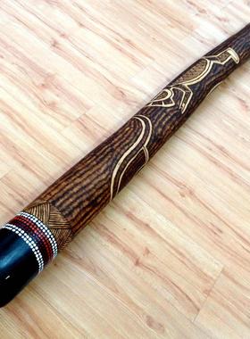 澳大利亚乐器 澳洲吹管 迪吉里杜管didgeridoo 收藏级桉树 烙画