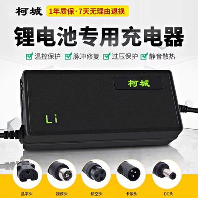 锂电池电动车充电器48V36V60V24V2A72V电车锂离子哈雷平衡车通用