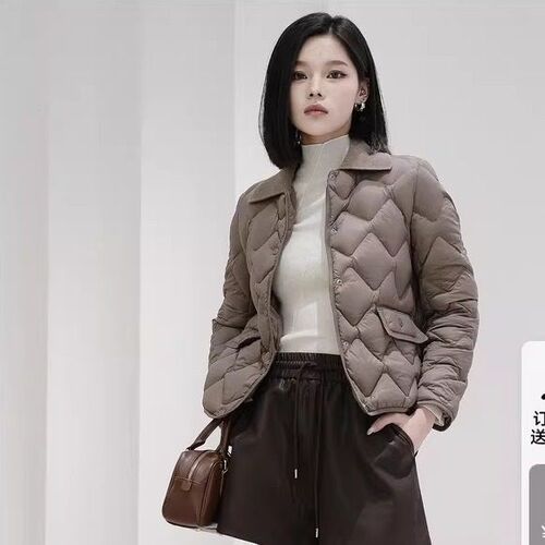 曼娅奴女冬新款小个子轻薄短款90