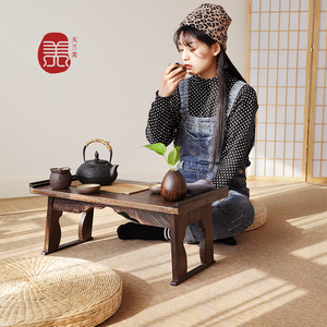 天兰美 实木可折叠炕桌矮桌子小茶几宿舍床上家用榻榻米矮桌