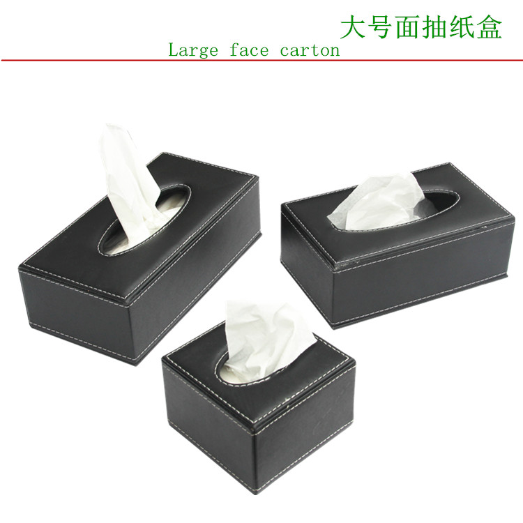 欧式皮革纸巾盒子家用客厅抽纸盒汽车载纸抽盒酒店定制面巾纸盒子