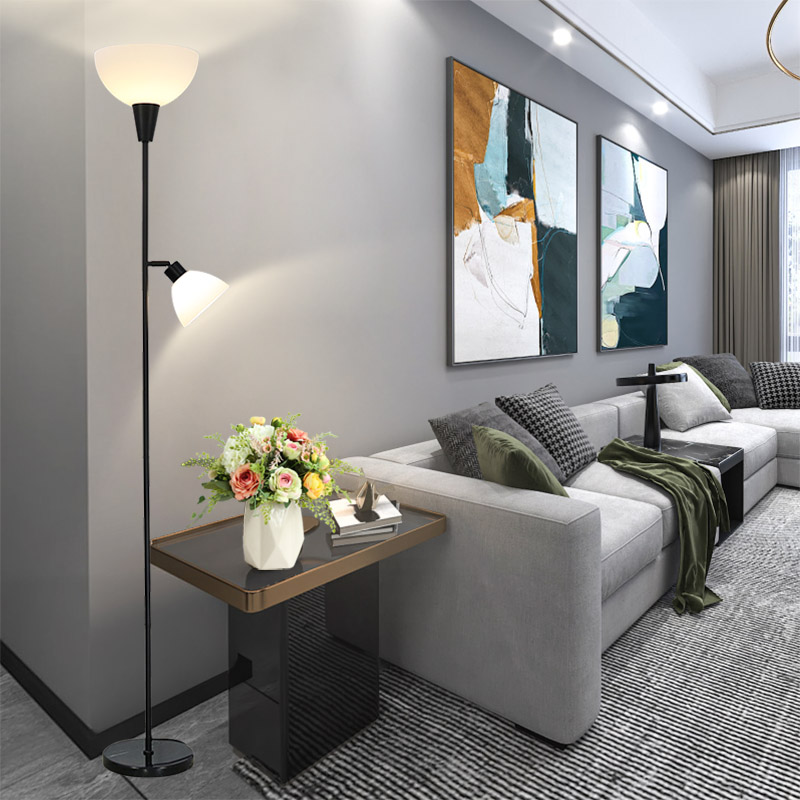 双头子母灯阅读立式客厅落地灯