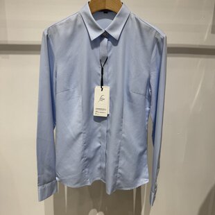 威尚梵恩斯女士商务高端上班工装显瘦纯棉免烫长袖衬衫专柜2399元