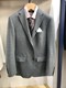 依文新款 吊牌3200元 男士 灰色西服意大利进口REDA面料纯绵羊毛西装