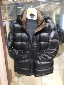 专柜同款 依文新款 鹅绒短裤 黑色羽绒服吊牌价3680元 男士 商务时尚