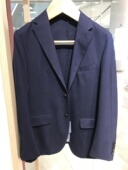 吊牌价4680元 依文新款 商务意大利REDA纯羊毛蓝色西服西裤 男士 特价