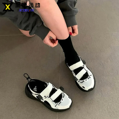 阿迪达斯OZWAVE男女波波玛丽珍凉鞋魔术贴休闲鞋JS4584/4576/4579