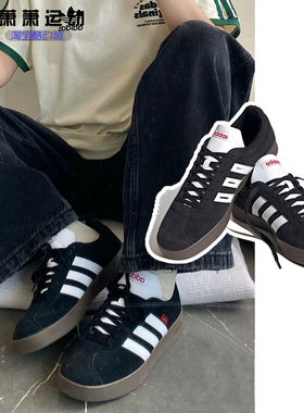 Adidas阿迪达斯男女平替德训鞋VL COURT 休闲板鞋JS3004 ID6283