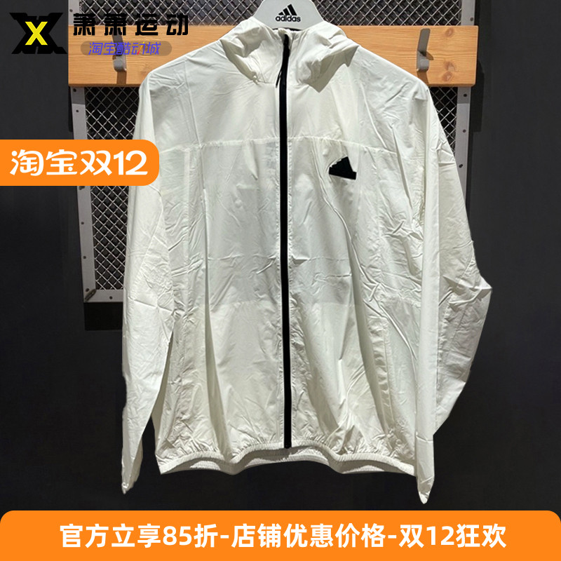 男子梭织连帽防风休闲外套