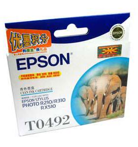 原装Epson R350墨盒全套T0491/T0492/T0493/T0494/T0495/T0496