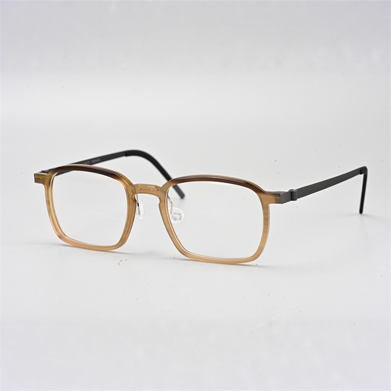 超轻方框手工眼镜牛角眼镜框架男女同款复古可配近视镜眼镜1859