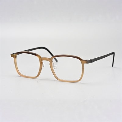 超轻方框手工眼镜牛角眼镜框架男女同款复古可配近视镜眼镜1859