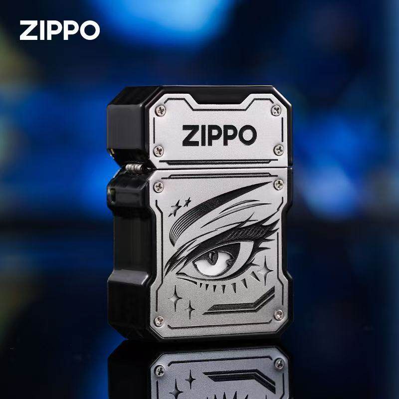 zippo打火机一眼万年秋水含睛