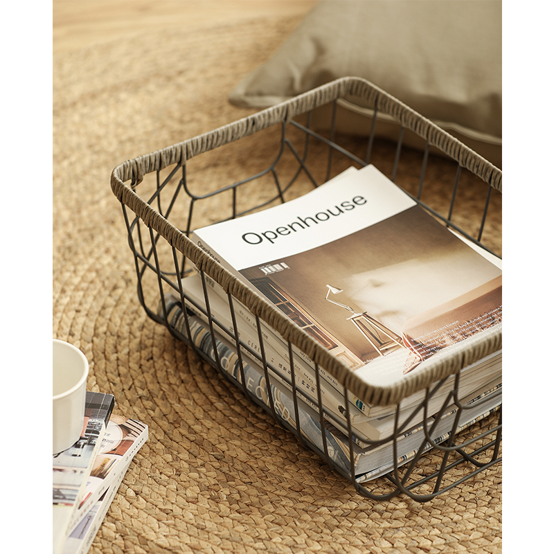 铁艺储物篮零食杂物收纳筐