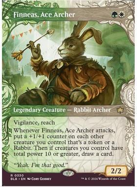 万智牌 王牌弓手芬纳斯 (Showcase) Finneas, Ace Archer 斑隆洛