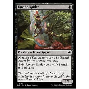 万智牌 MTG 深峡劫掠客 BLB 斑隆洛 英文闪