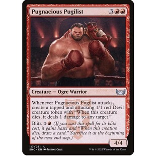 万智牌 MTG 新卡佩纳:喧嚣黑街 SNC 简中 好斗拳师
