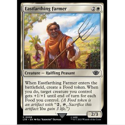 万智牌 MTG 魔戒 中洲传说 LTR 东区农夫 英文闪