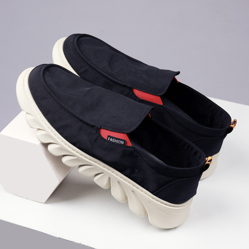 夏季新款男士百搭懒人运动布鞋